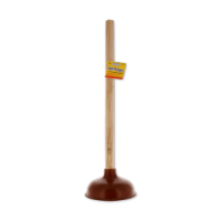 PLUNGER WITH WOODEN HANDLE