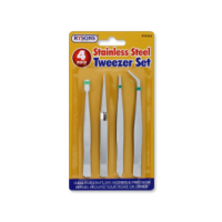 RYSONS TWEEZER SET 4 PC