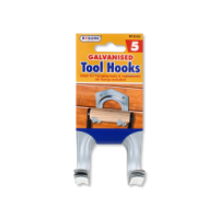 GALVANISED TOOL HOOKS 5 PCS