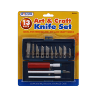 RYSONS ART & CRAFT KNIFE SET 13 PC