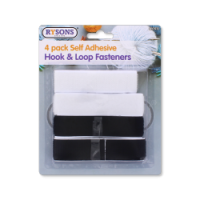 RYSONS SELF ADHESIVE HOOK & LOOP FASTENERS 4 PACK
