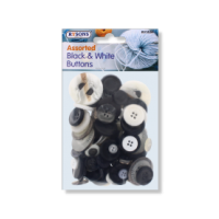 RYSONS ASSORTED BLACK & WHITE BUTTONS