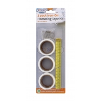 RYSONS IRON ON HEMMING TAPE KIT 3 PACK