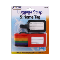 RYSONS LUGGAGE STRAP & NAME TAG 