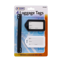 RYSONS LUGGAGE TAGS 4 PACK