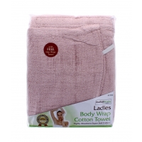 HEALTH & BEAUTY LADIES BODY & HAIR WRAP COTTON TOWEL LILAC