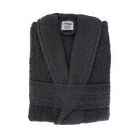 Cotton Bathrobe Unisex Grey