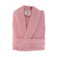 Cotton Bathrobe Unisex Pink