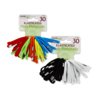 MULTI COLOURED HAIR BOBBLES 30 PACK