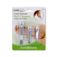 HEALTH & BEAUTY NAIL CLIPPERS 3 PACK