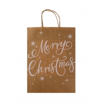 Brown Paper Gift Bag – Merry Christmas