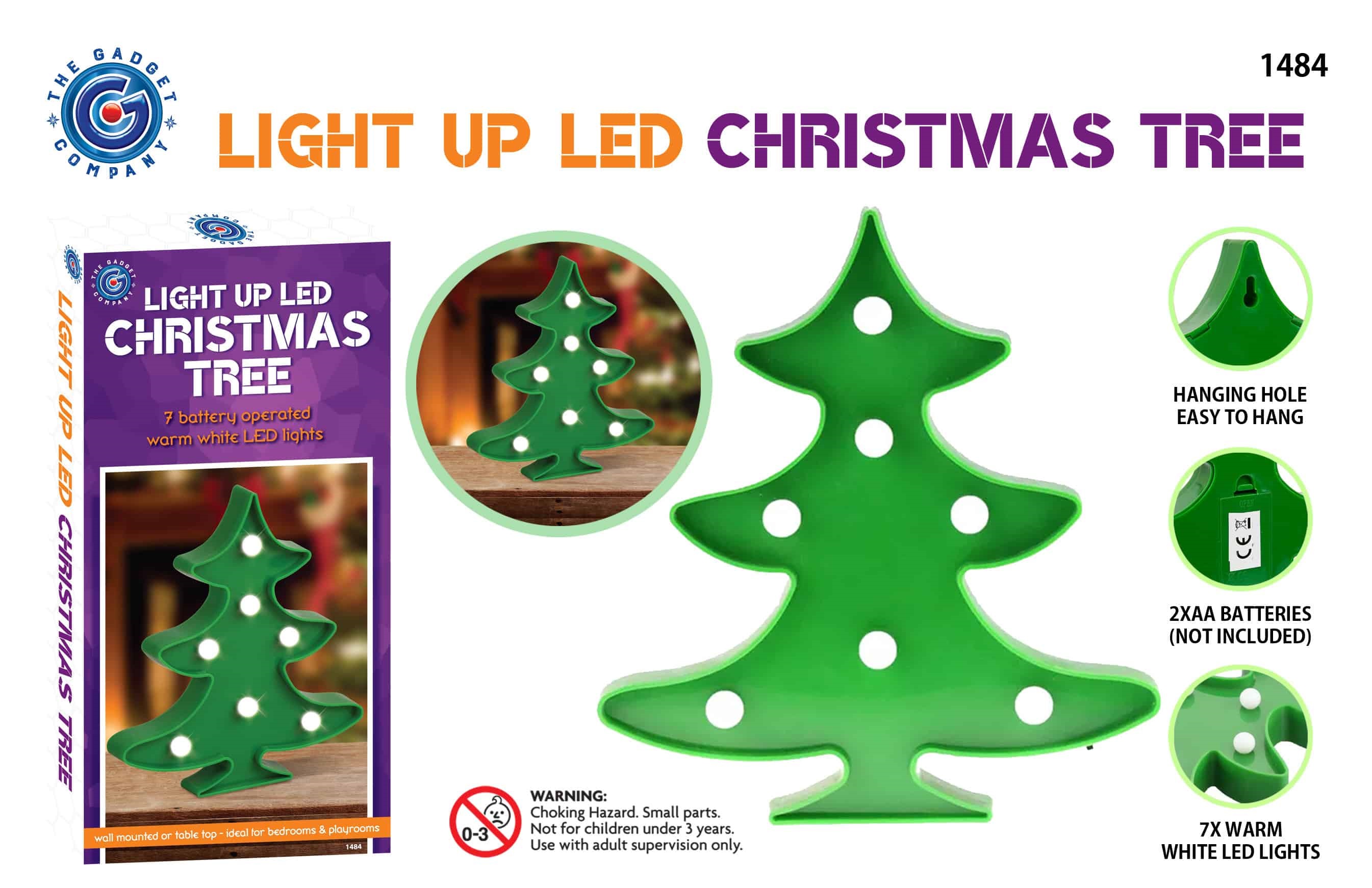 Light Up LED Christmas Tree Decoration