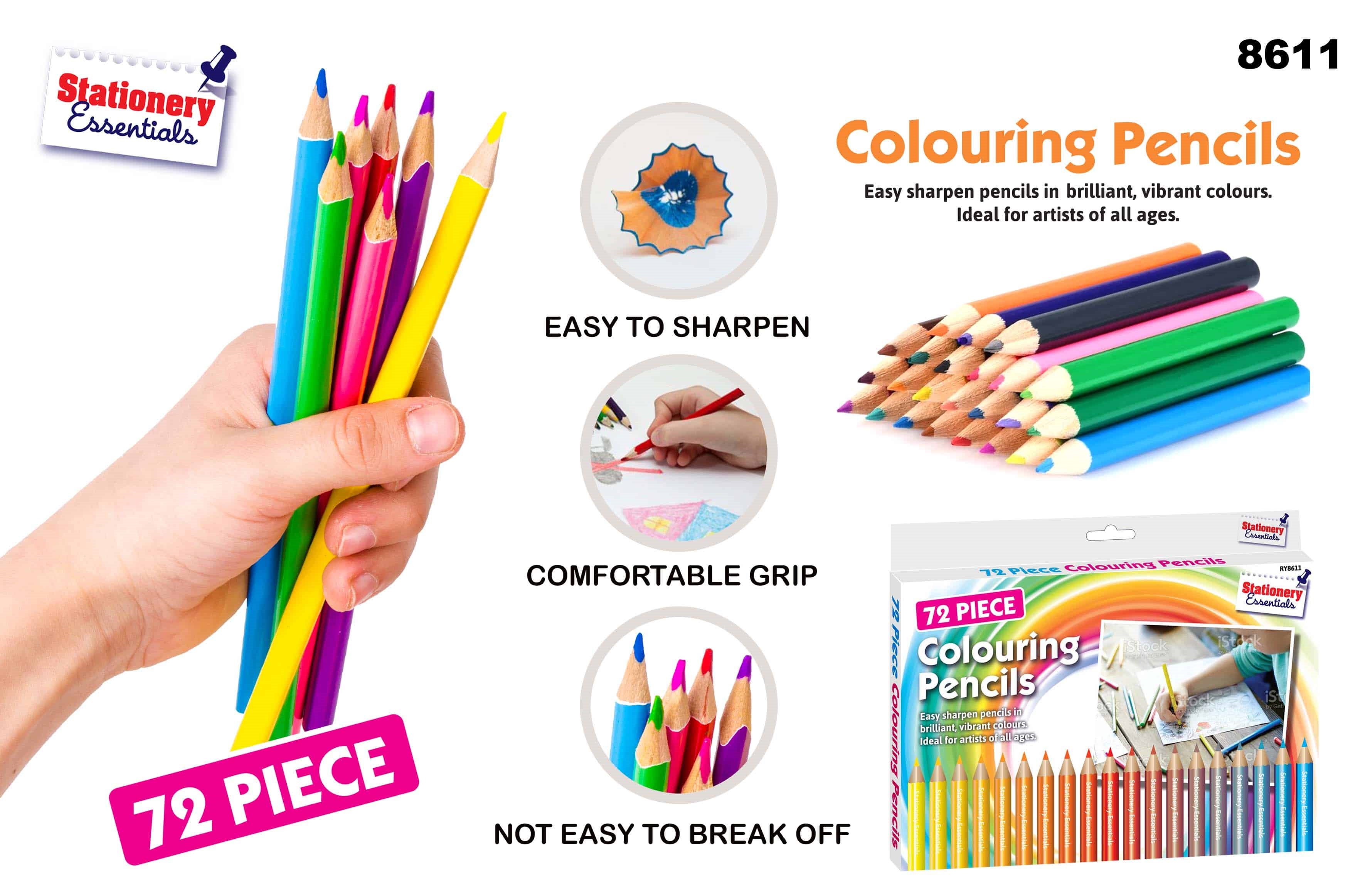 Colouring Pencil Set 72 Piece