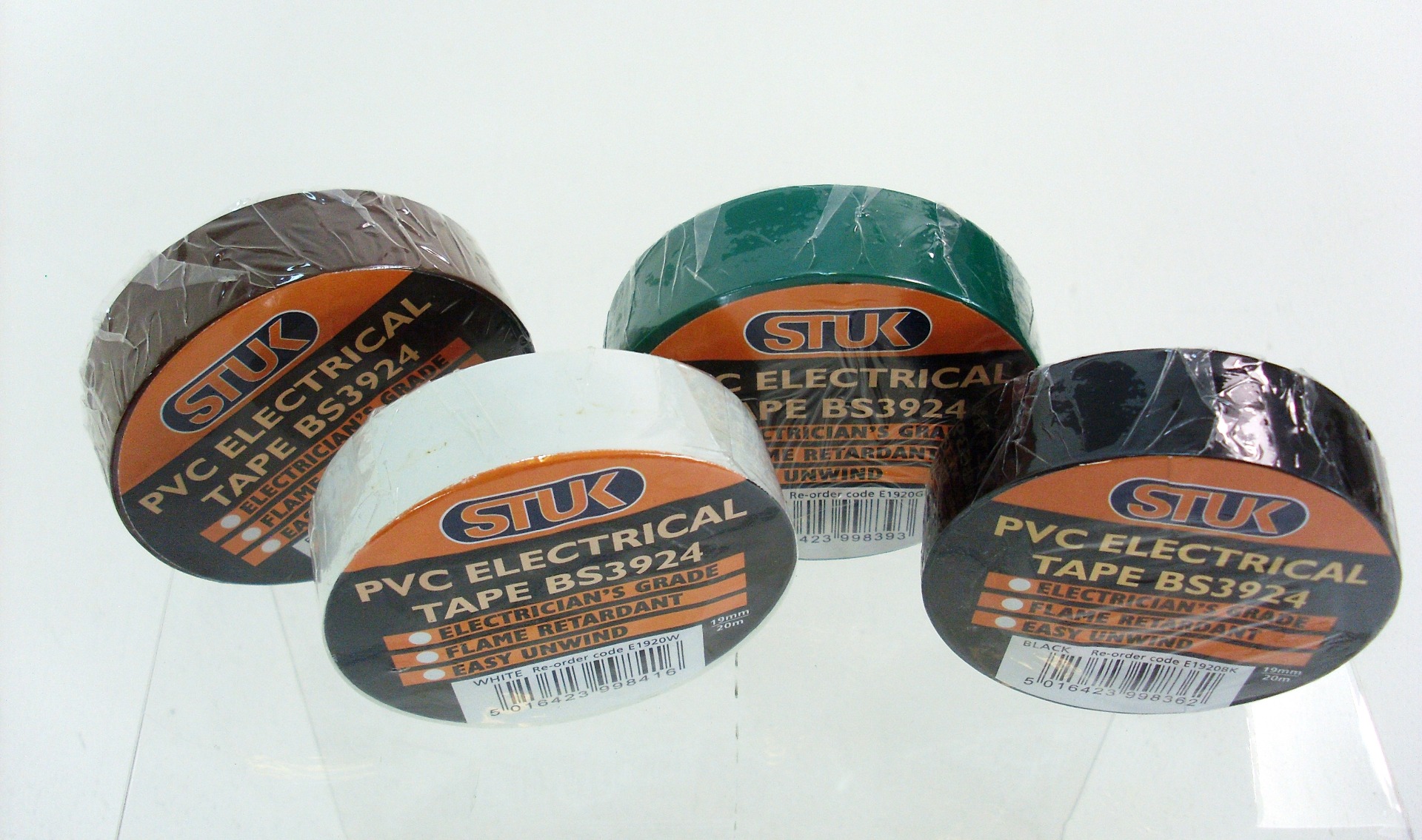 Stuk Pvc Electrical Tape Green 20M