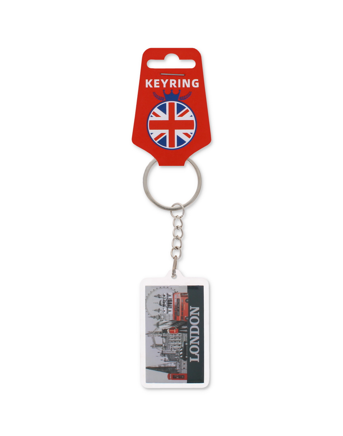 Keyring With London City Landmark Charm