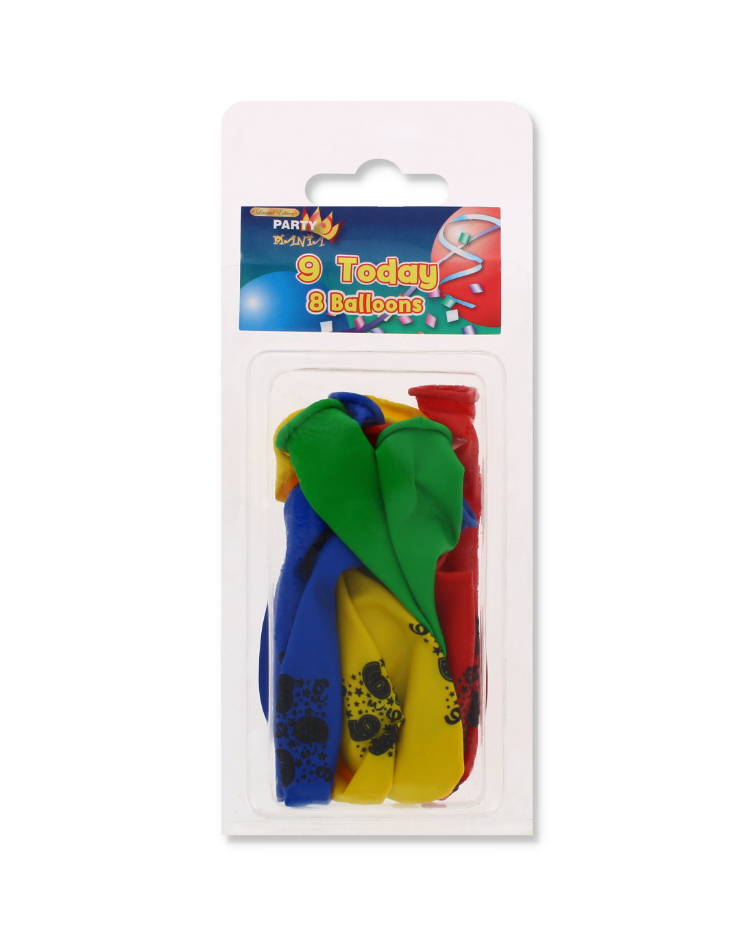 9 Today Birthday Balloons Colourful Party Decor