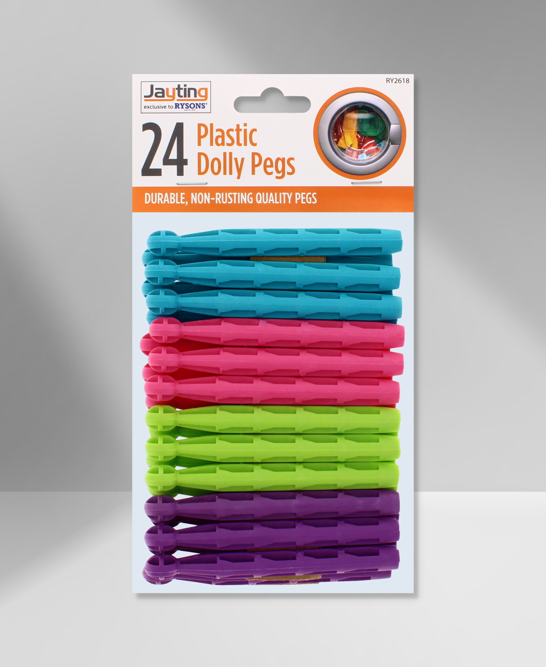 Plastic Dolly Pegs 24 Pack