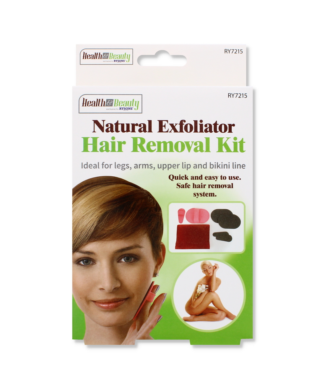 Natural Exfoliator Hair Removal Kit