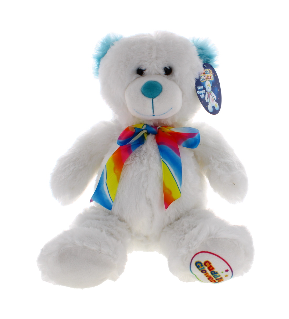 Wholesale Cuddle Glowers Baby Bear Blue 13In