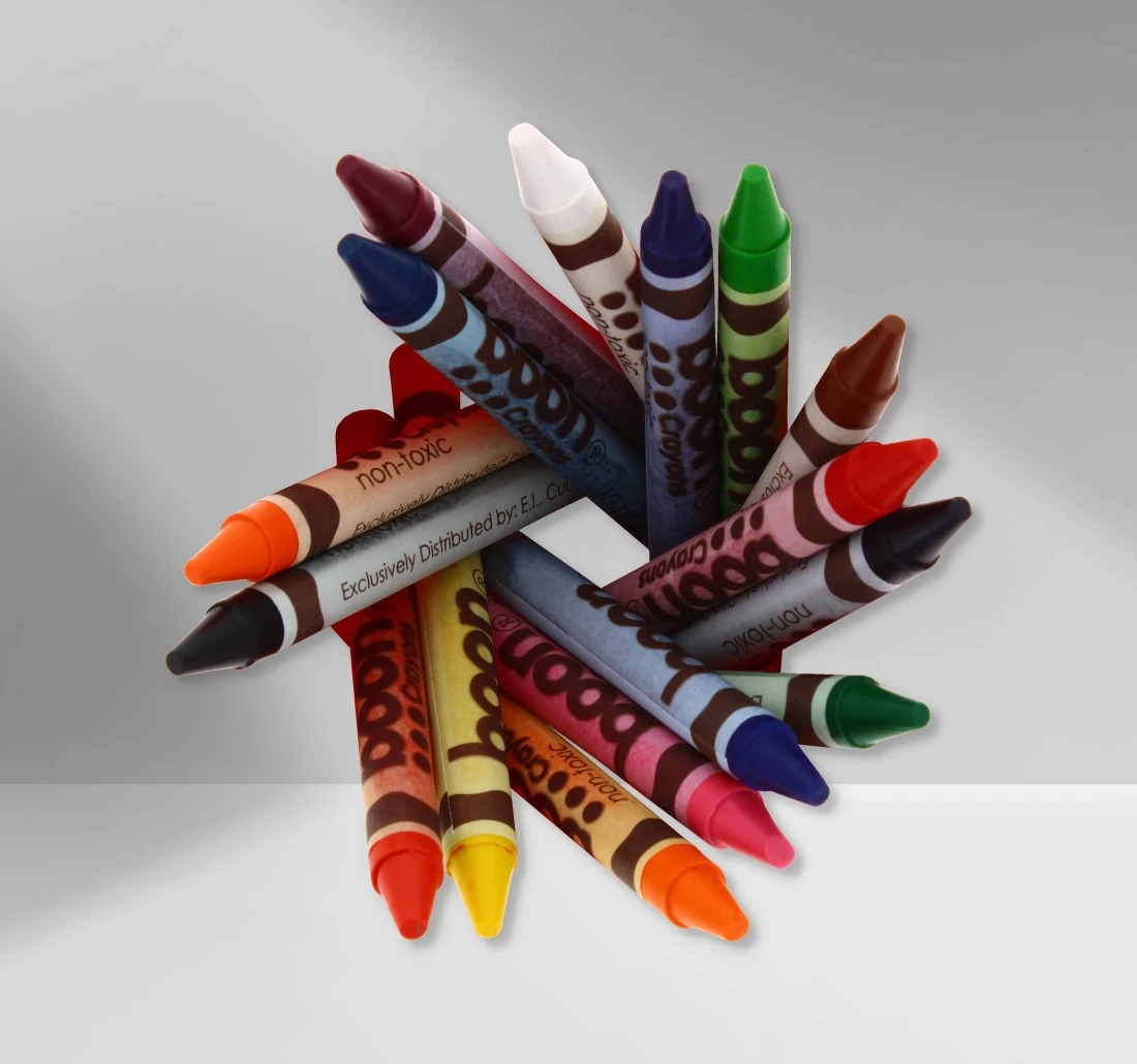 Vibrant 16-Colour School-Quality Crayons Set