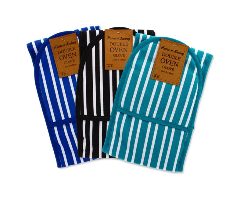Double Oven Glove Size Assorted 18x88 cm