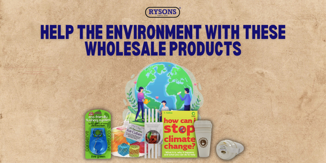 Help the environment with these wholesale products
