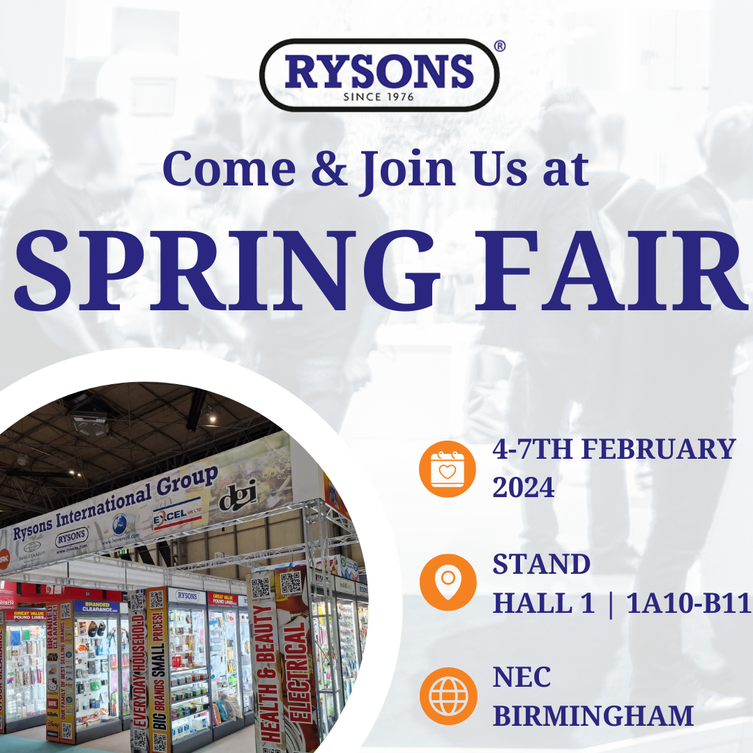 Rysons exhibiting at Spring Fair 2024